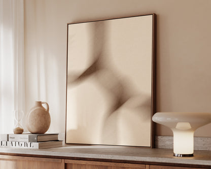Brown Blur Canvas