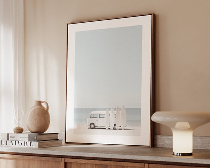 Camper Van Surf Canvas