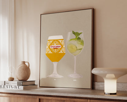 Cruzcampo & Hugo Spritz Canvas