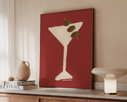 Dirty Martini Oil Canvas