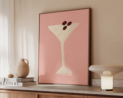 Espresso Martini Oil Canvas