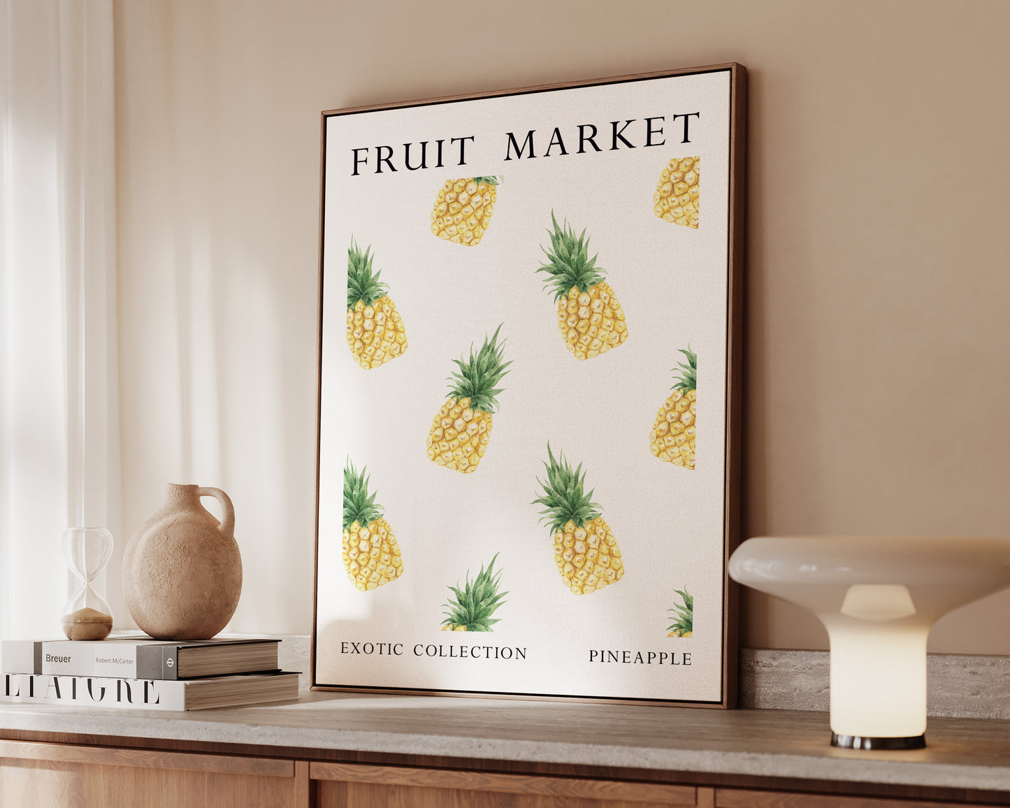 Fruit Market Pineapple Canvas
