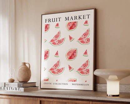 Fruit Market Watermelon Canvas
