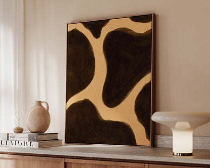 Giraffe Print Canvas