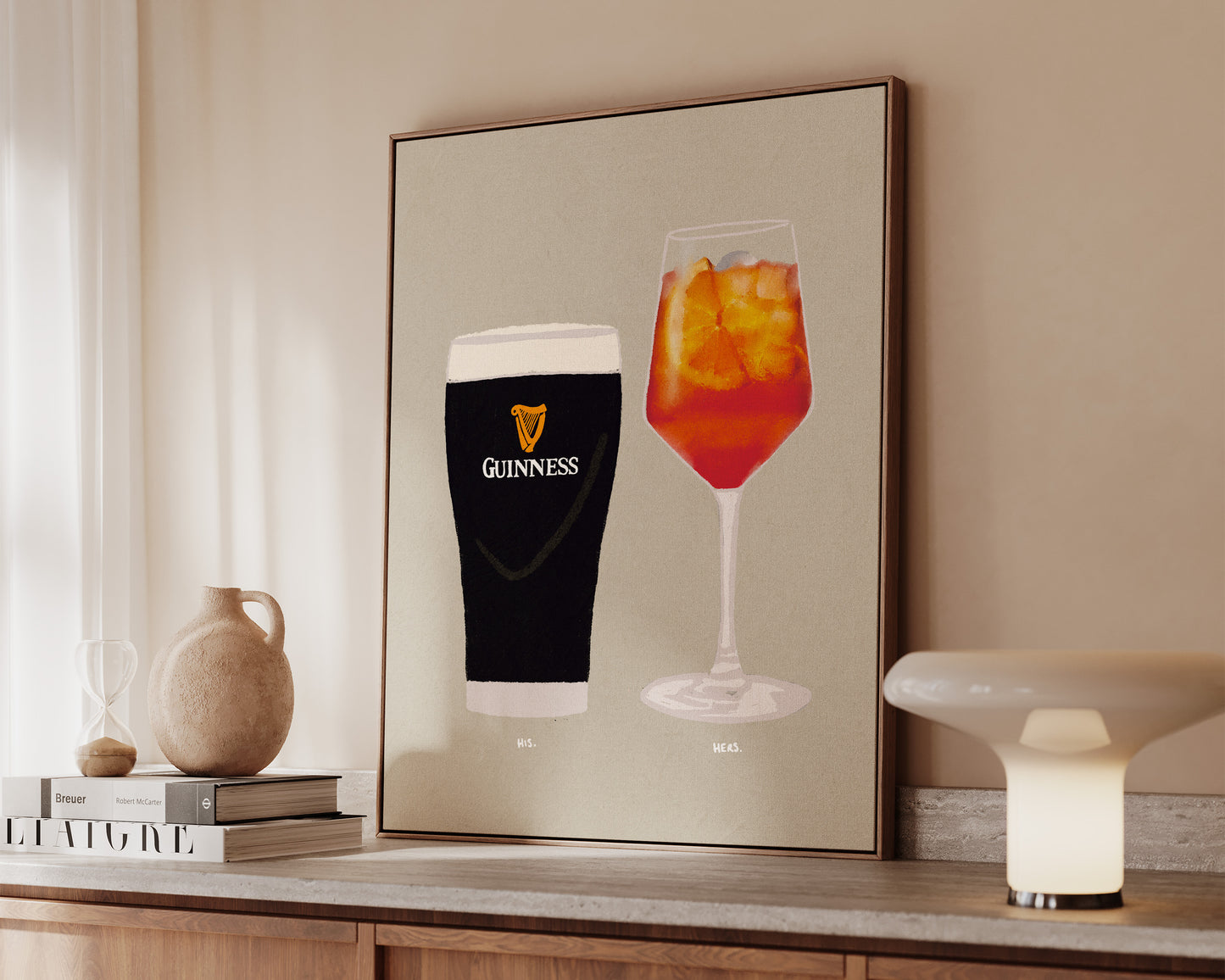 Guinness & Aperol Spritz Canvas