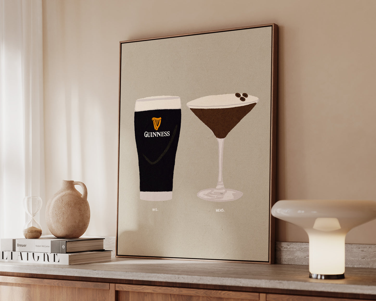Guinness & Espresso Martini Canvas