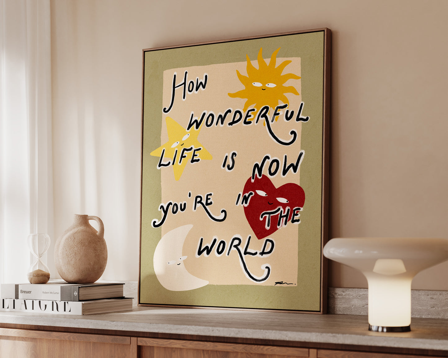 How Wonderful Life Is Canvas