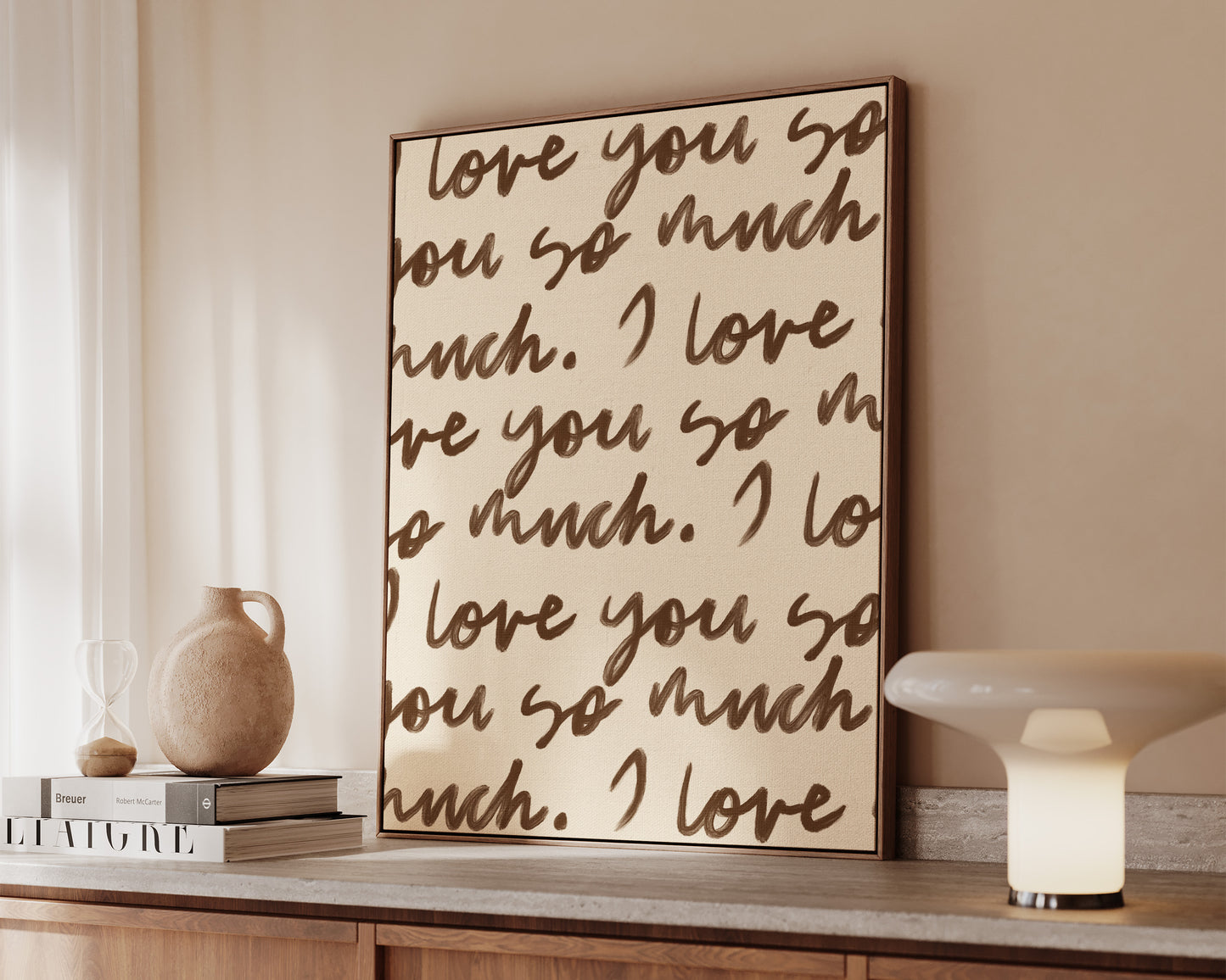 I Love You So Much Portrait Canvas
