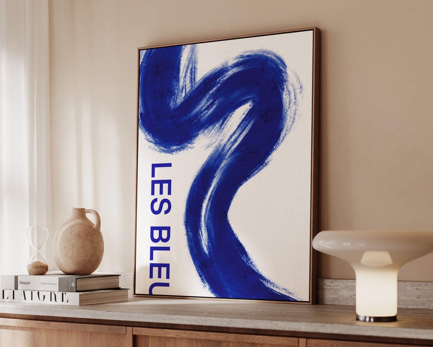 Les Bleu Canvas
