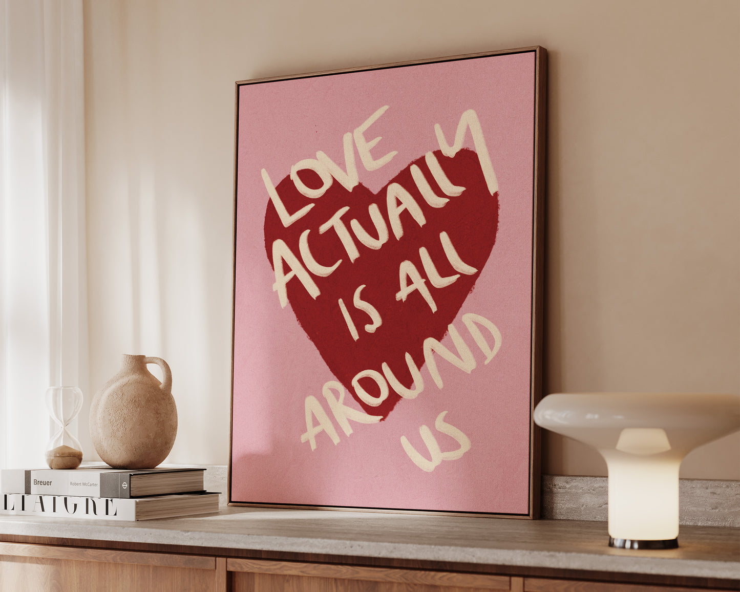 Love Actually Is All Around Canvas