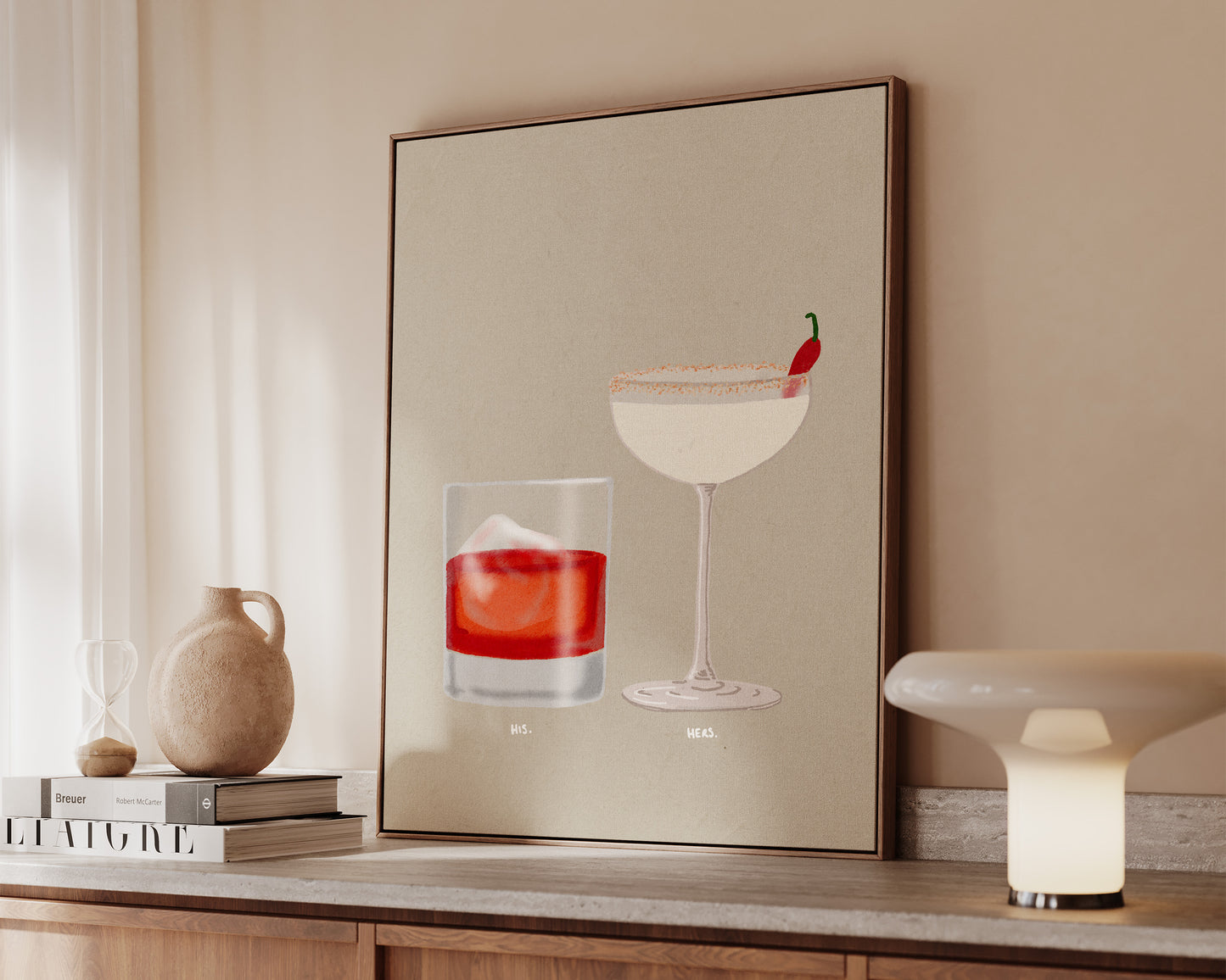 Negroni & Spicy Marg Canvas