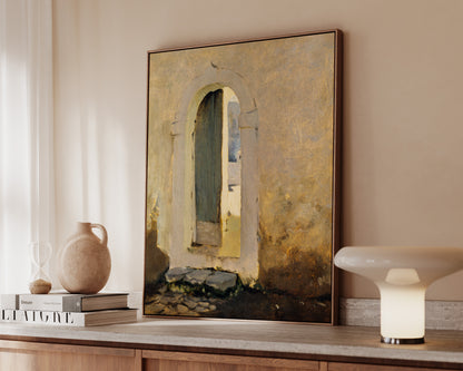 Doorway To Morocco Canvas