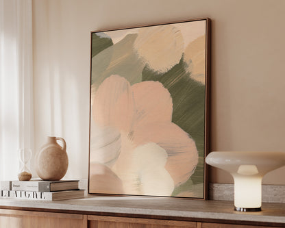Pink & Green No. 2 Canvas