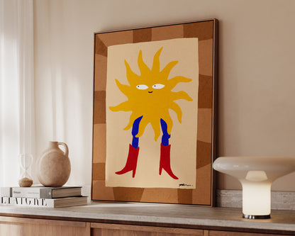 Sun Cowgirl Canvas