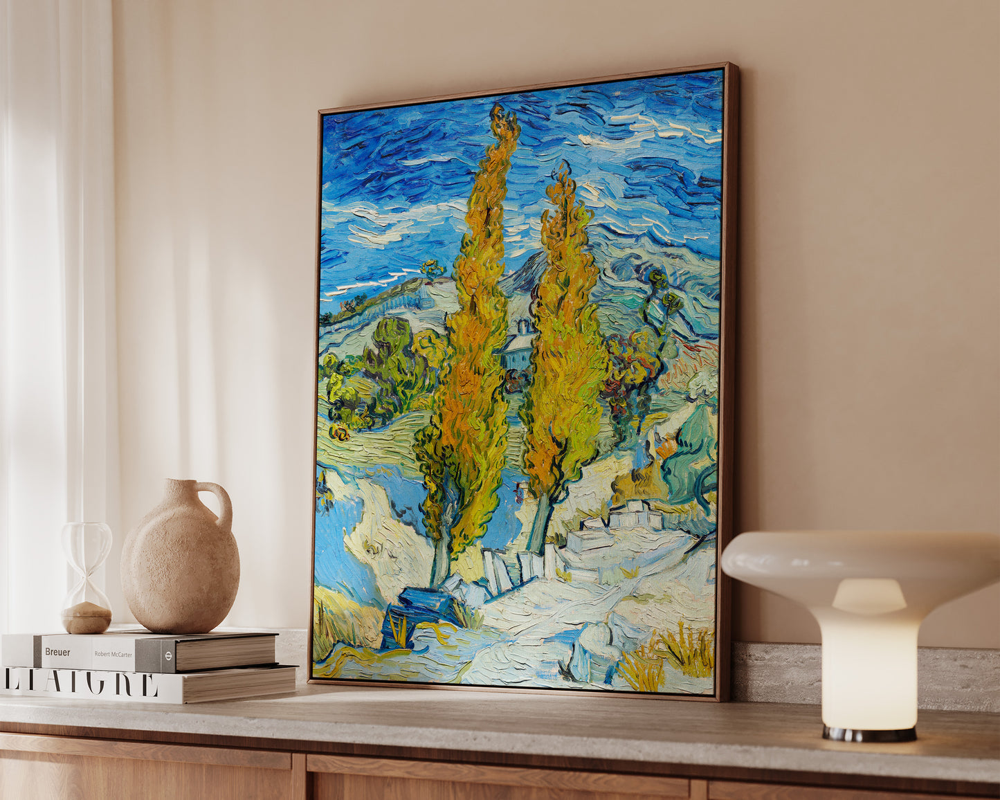 The Poplars Canvas