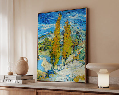 The Poplars Canvas