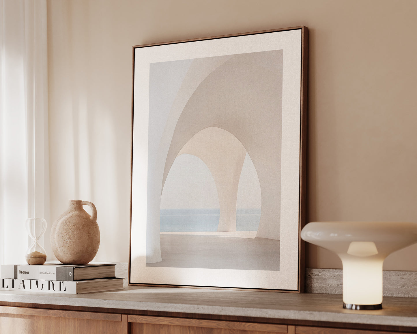 White Arches No. 1 Canvas