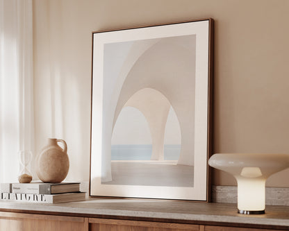White Arches No. 1 Canvas