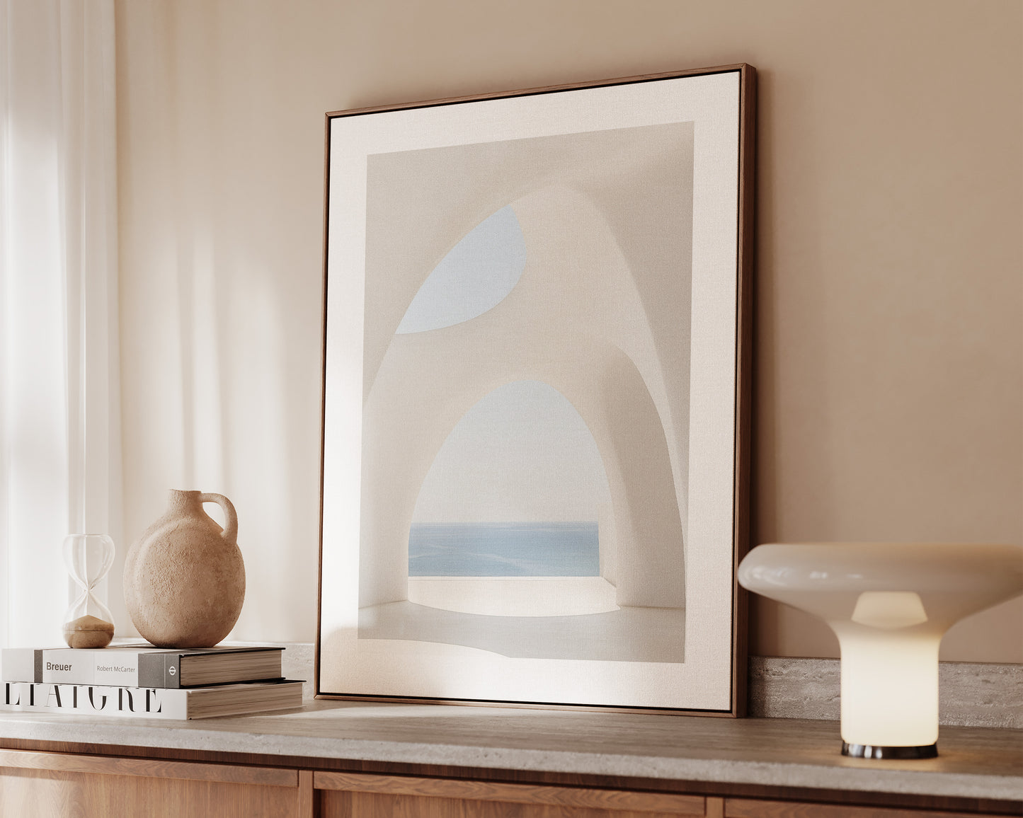 White Arches No. 2 Canvas