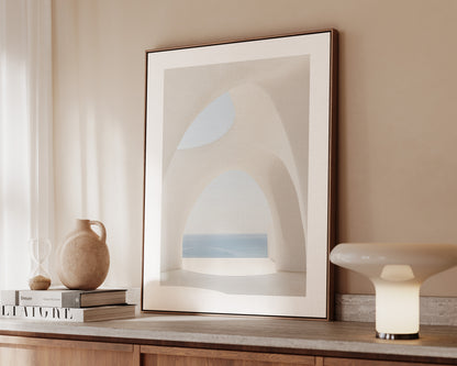 White Arches No. 2 Canvas