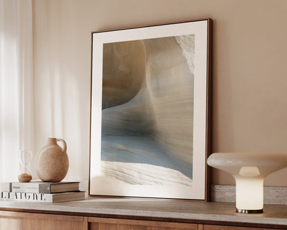 White Caves Canvas