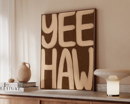 Yeehaw Canvas
