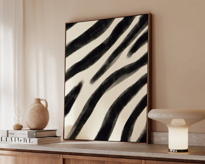 Zebra Print Canvas