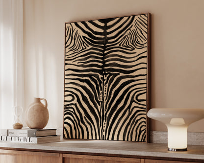 Zebra Print No. 2 Canvas