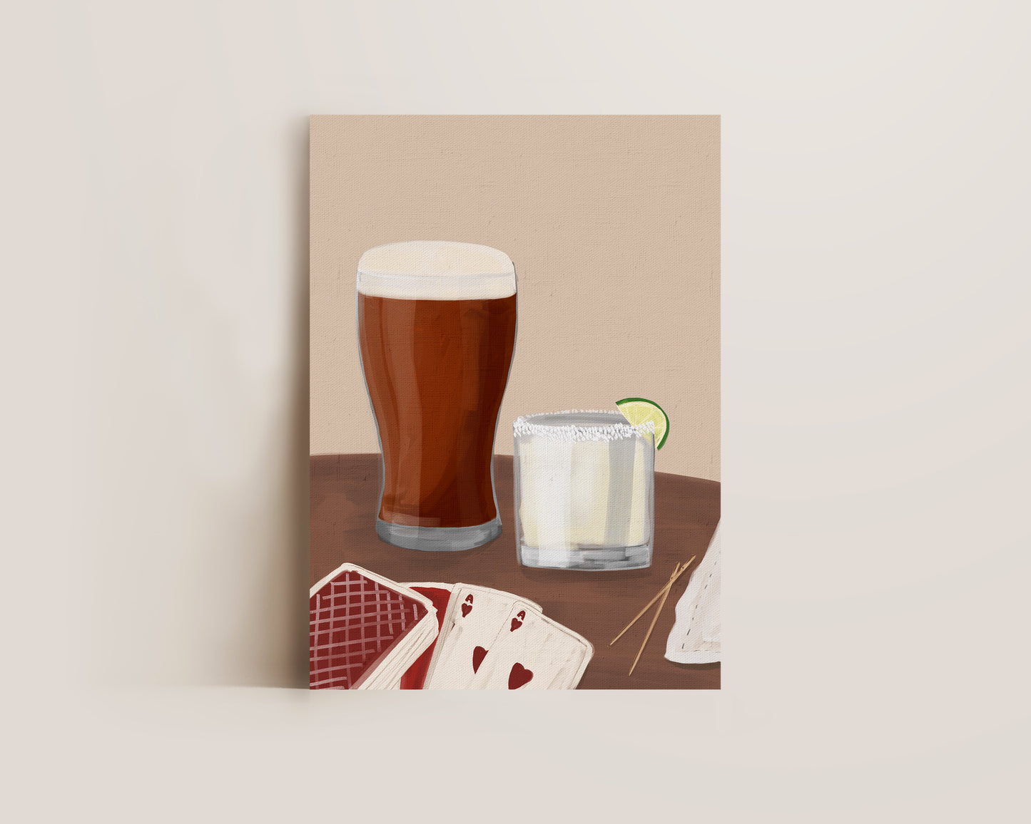 Ale & Margarita Date Night Print