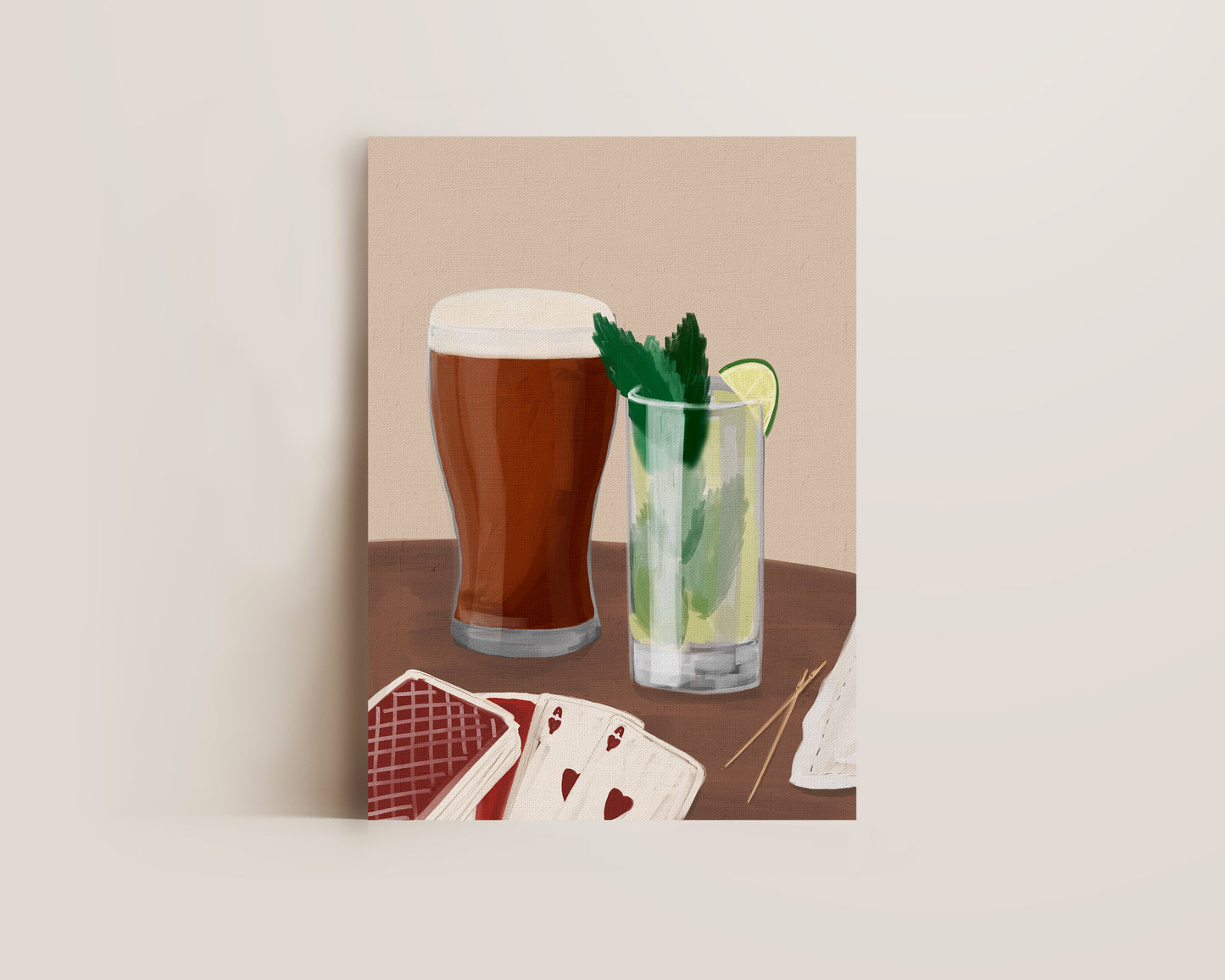 Ale & Mojito Date Night Print