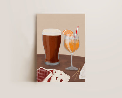 Ale & Orange Spritz Date Night Print