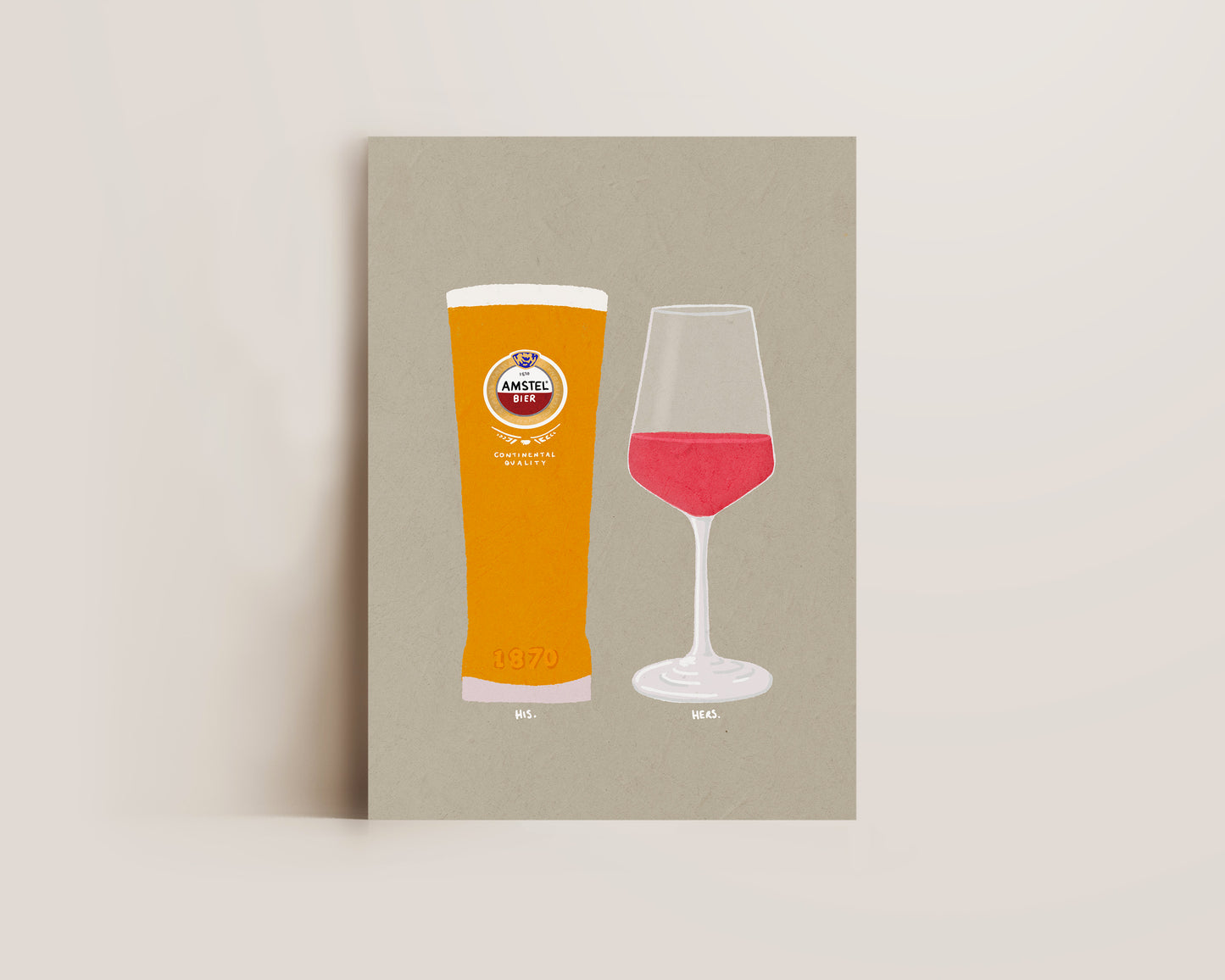 Amstel & Rose Print