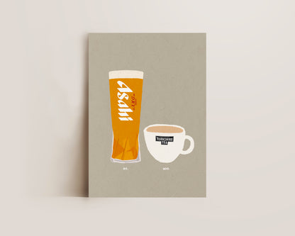 Asahi & Yorkshire Tea Print
