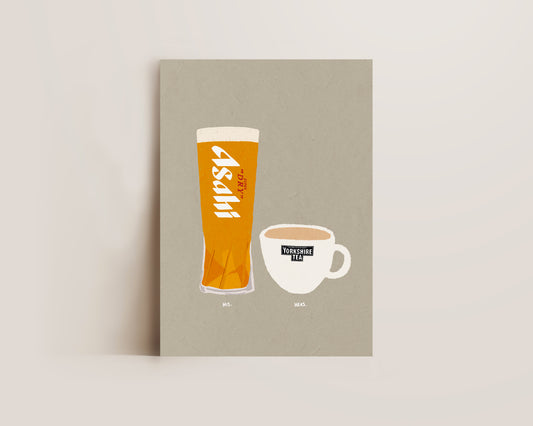 Asahi & Yorkshire Tea Print