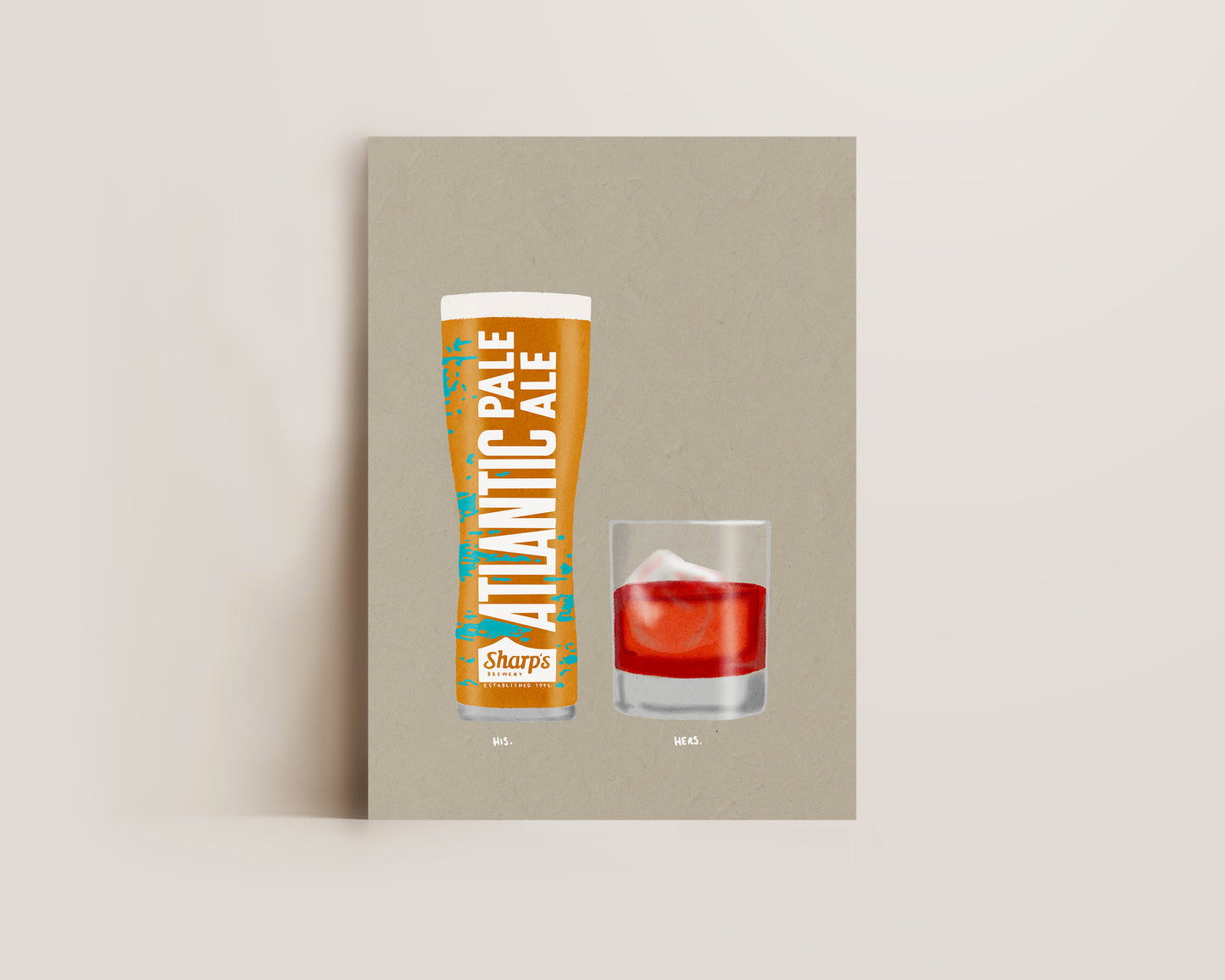 Atlantic Pale Ale & Negroni Print