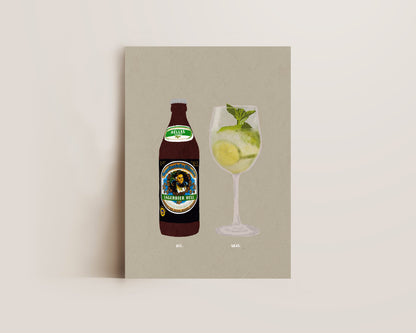 Augustiner & Hugo Spritz Print