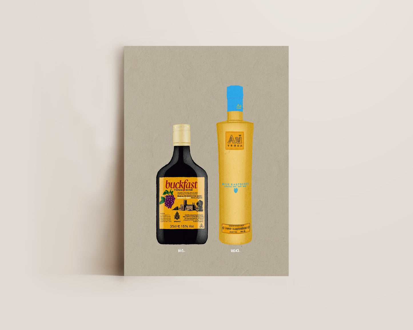 Buckfast & AU Blue Raspberry Print