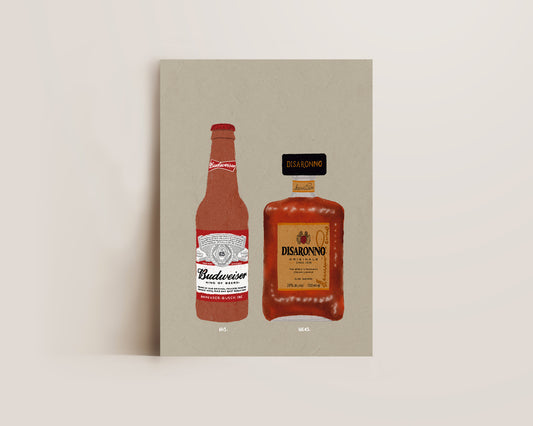 Budweiser & Disaronno Print
