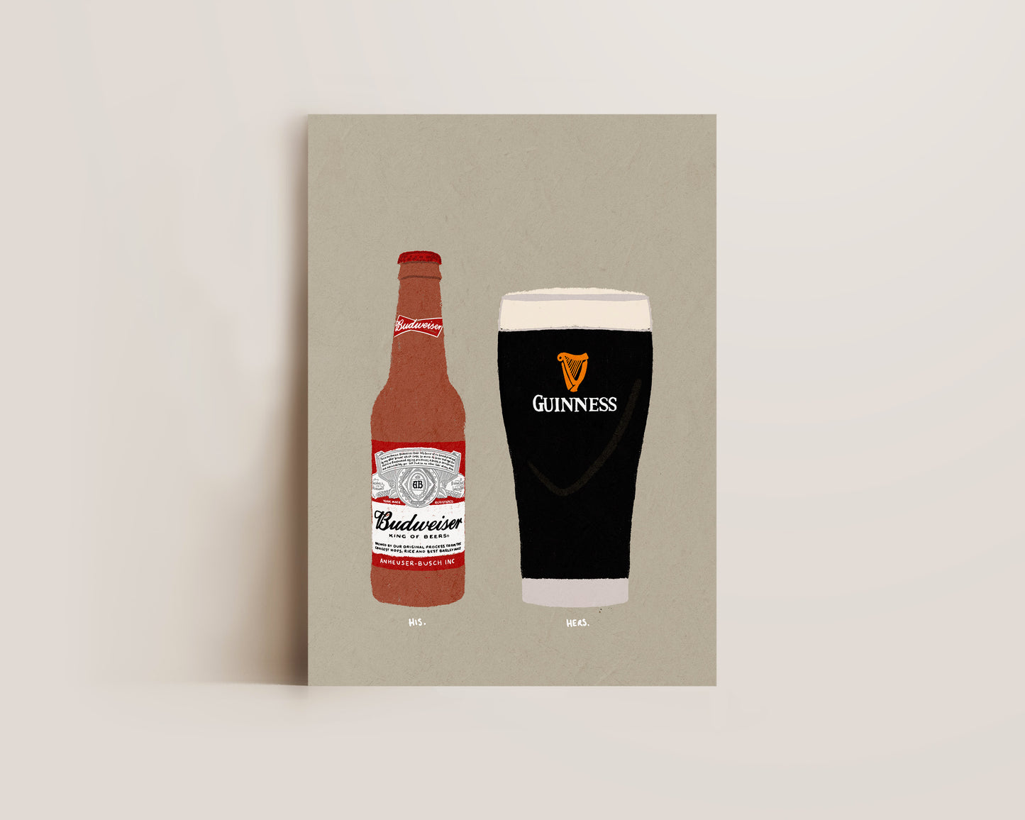 Budweiser & Guinness Print