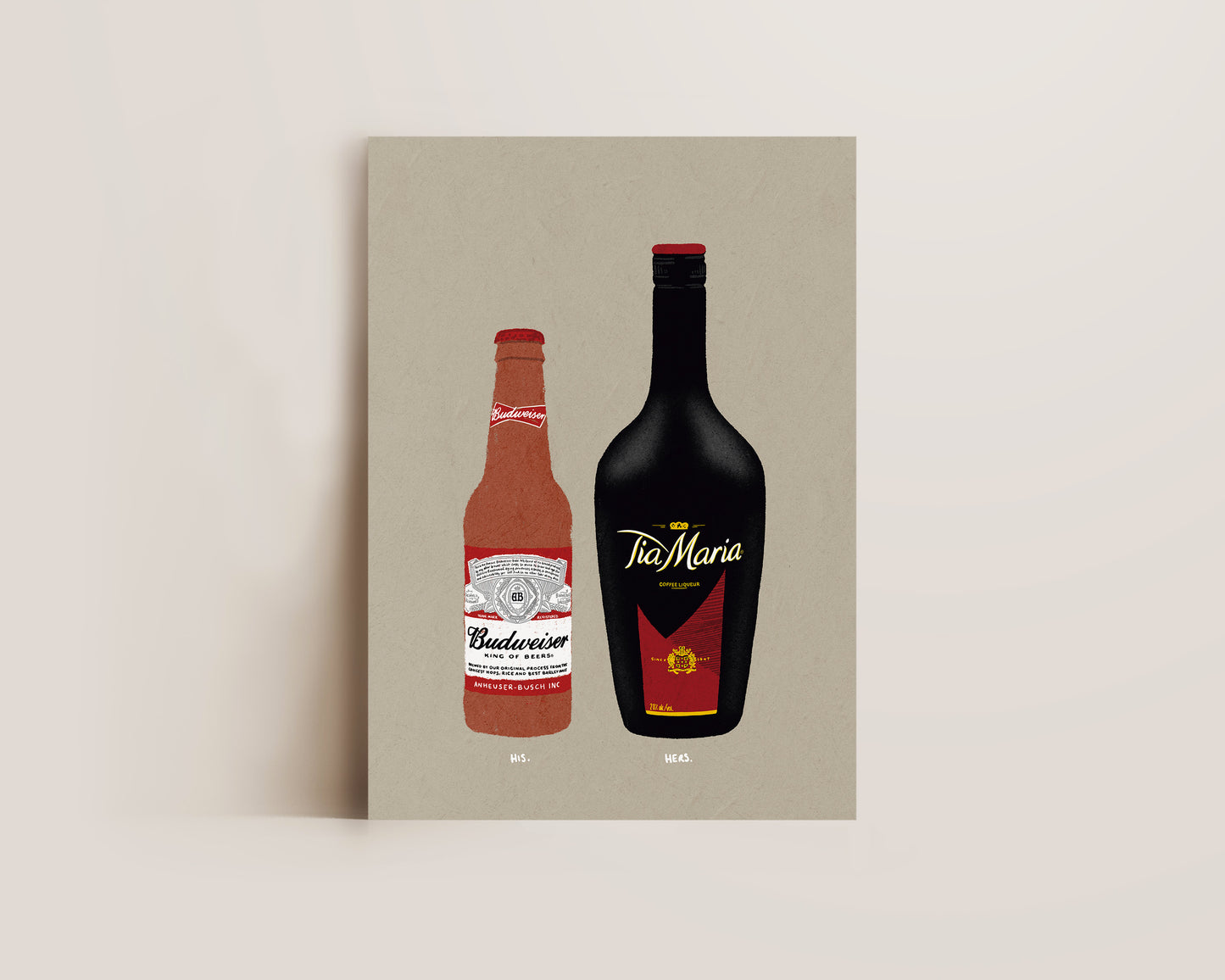 Budweiser & Tia Maria Print