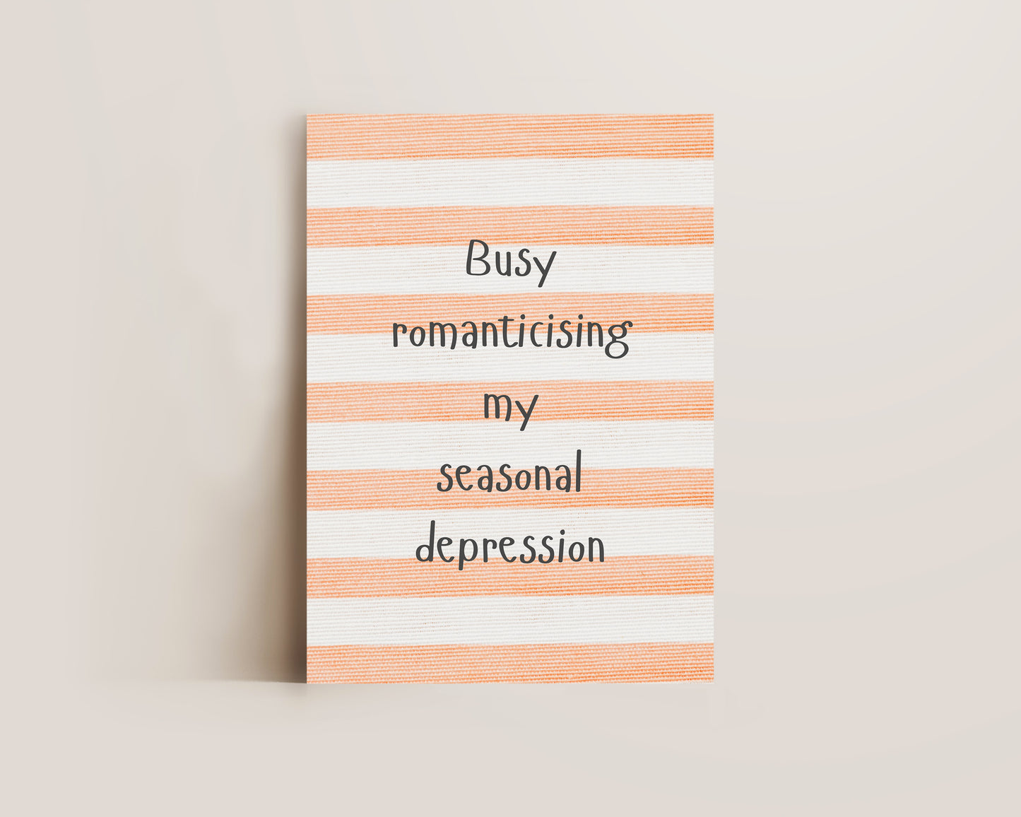 Seasonal Depression Print