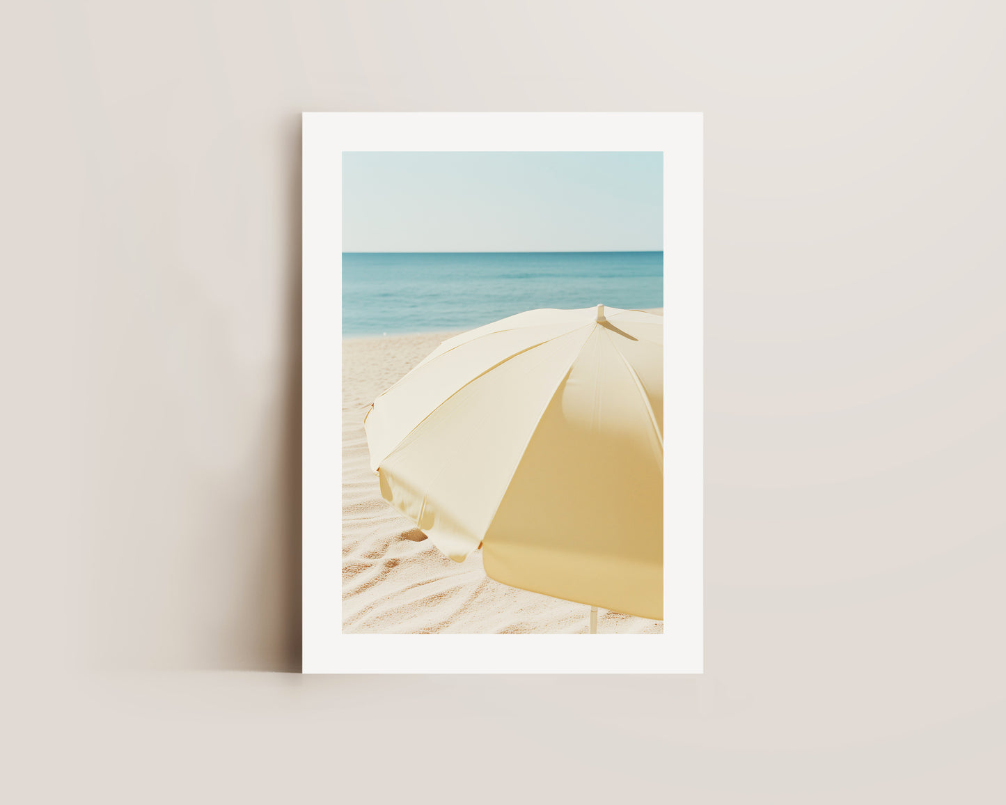 Butter Yellow Parasol Print