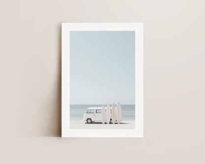 Camper Van Surf Print