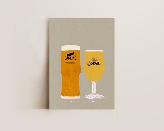 Carling & Aspall Print