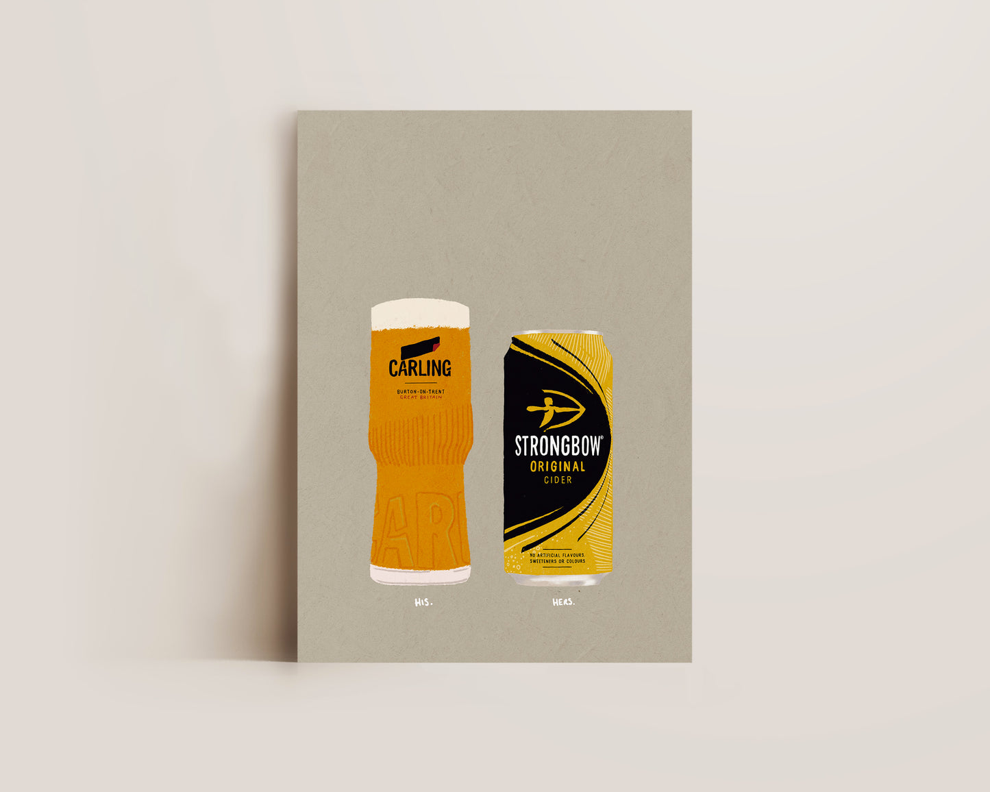 Carling & Strongbow Print