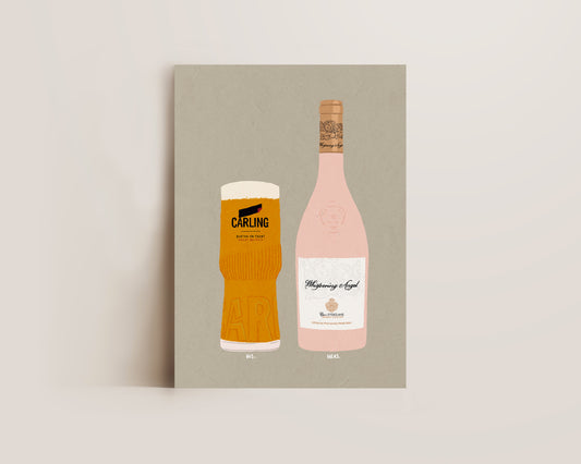 Carling & Whispering Angel Print