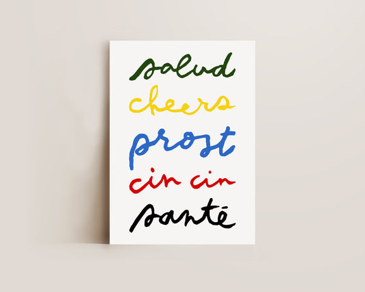 Cheers Languages Print