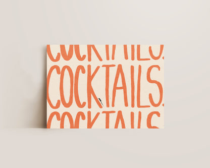 Cocktails Print