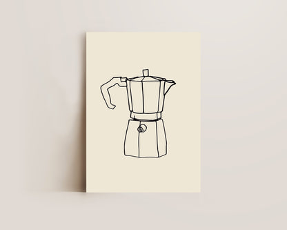 Coffee Pot Print