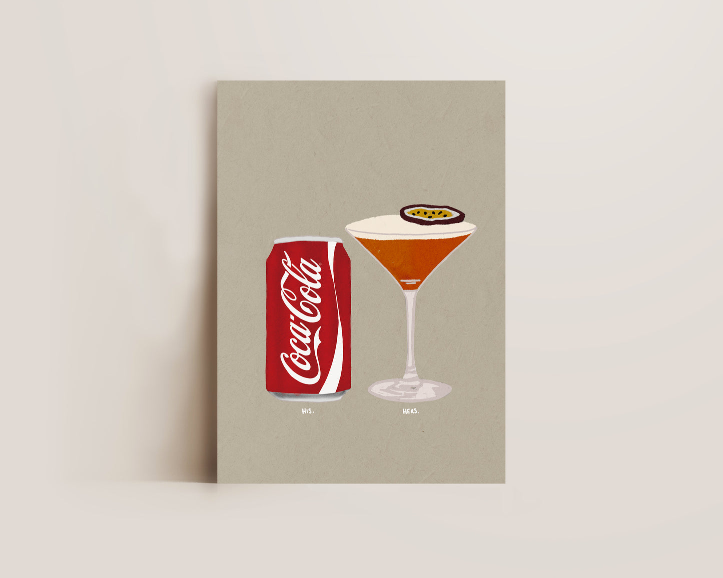 Coke & Pornstar Martini Print
